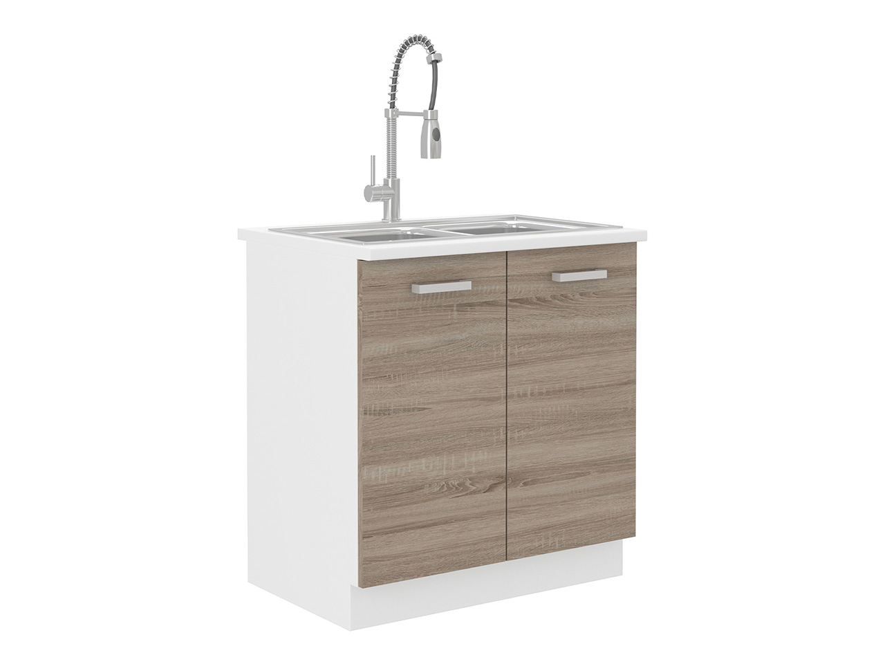 szafka pod zlewozmywak 80 ZL 2f zb