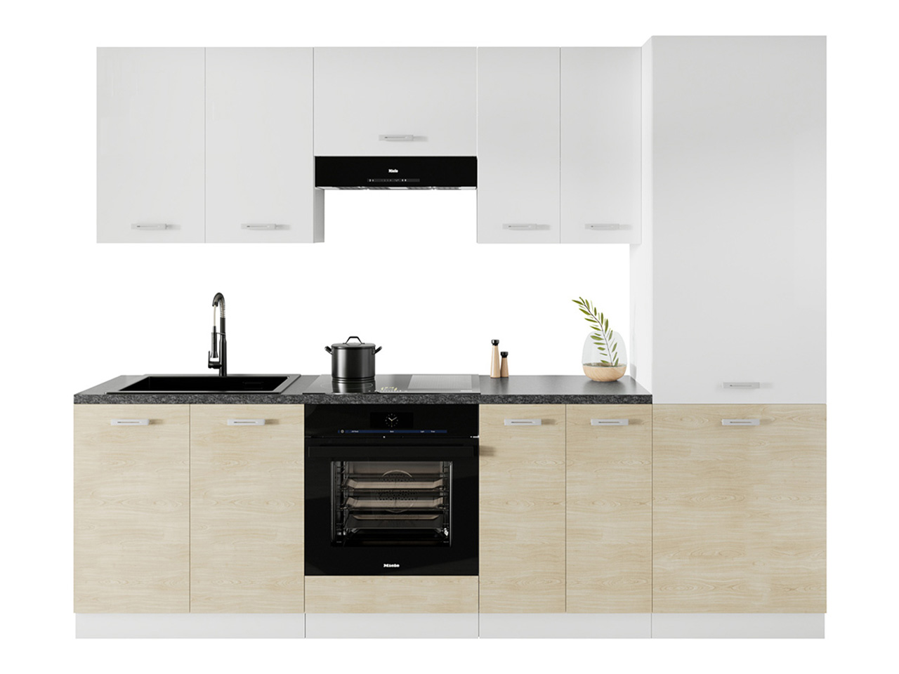 zestaw mebli KUCHENNYCH latte