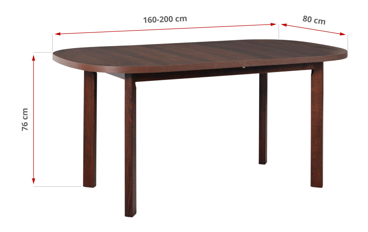 Rozkładany długi stół do salonu, jadalni czy kuchni - MARS 1 P - 82_1