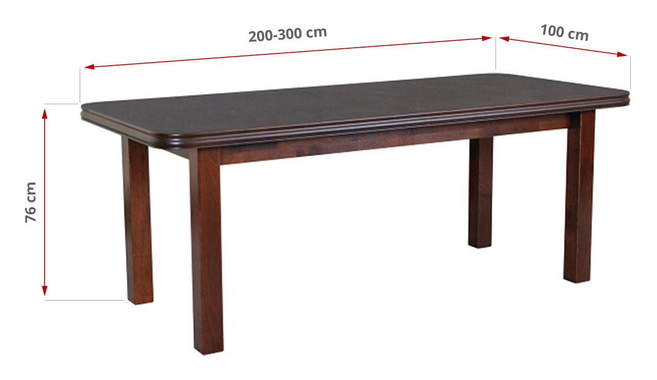 Długi, rozkładany stół do jadalni dla wielu osób - MARS 8 - 82_1