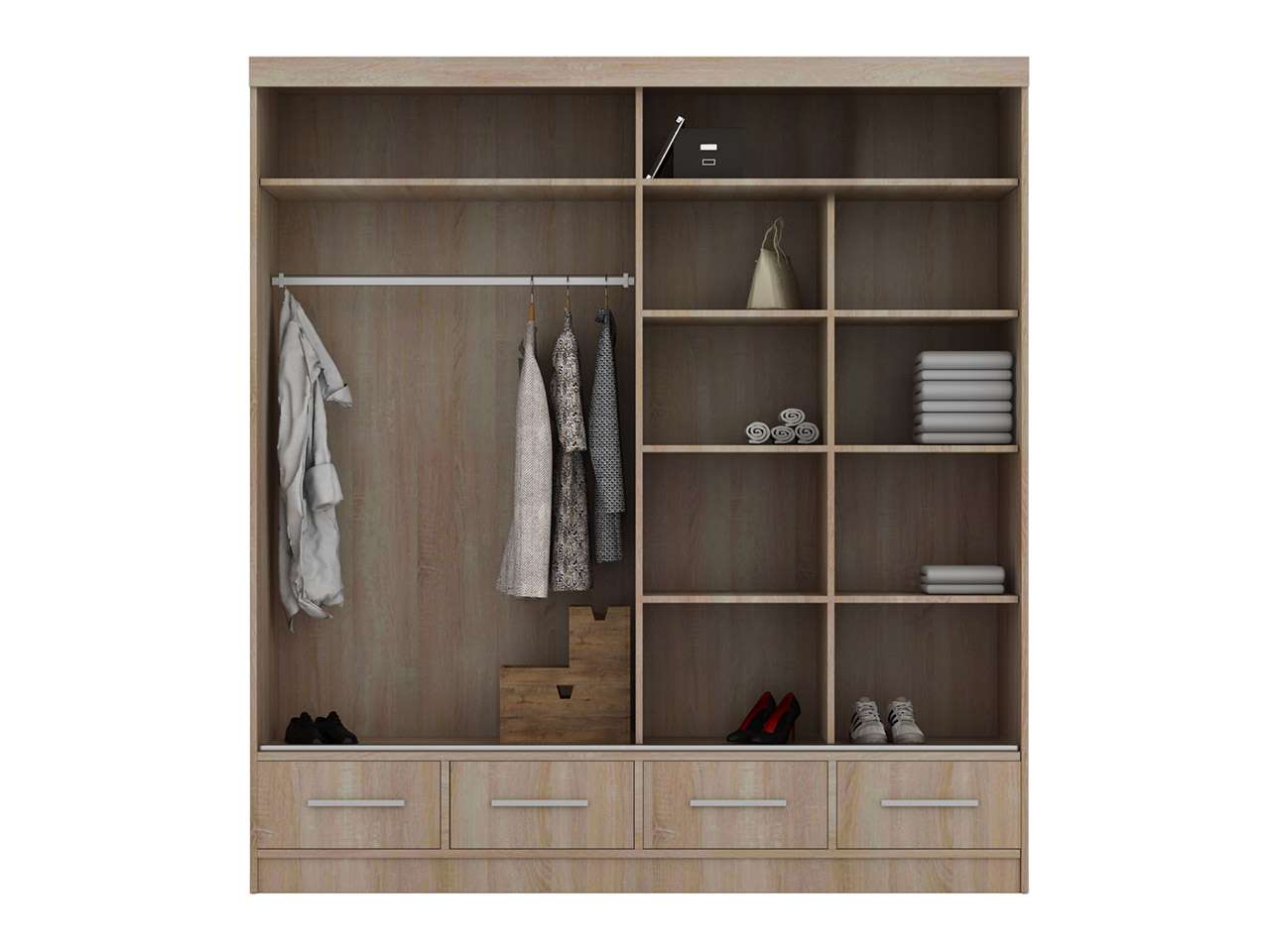 wnętrze szafy sycylia