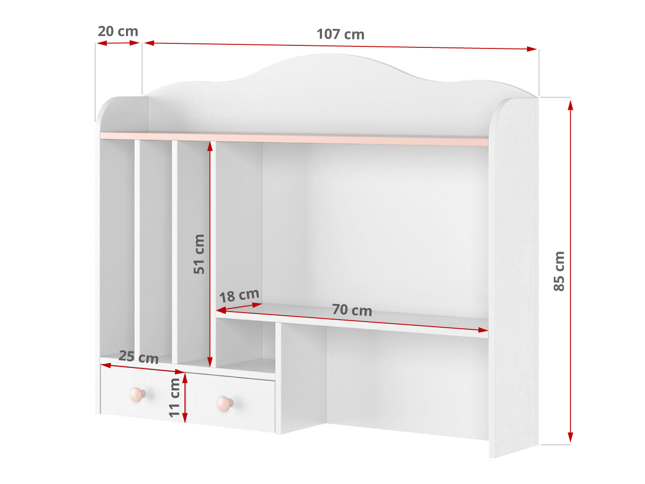 nadstawka nad biurko