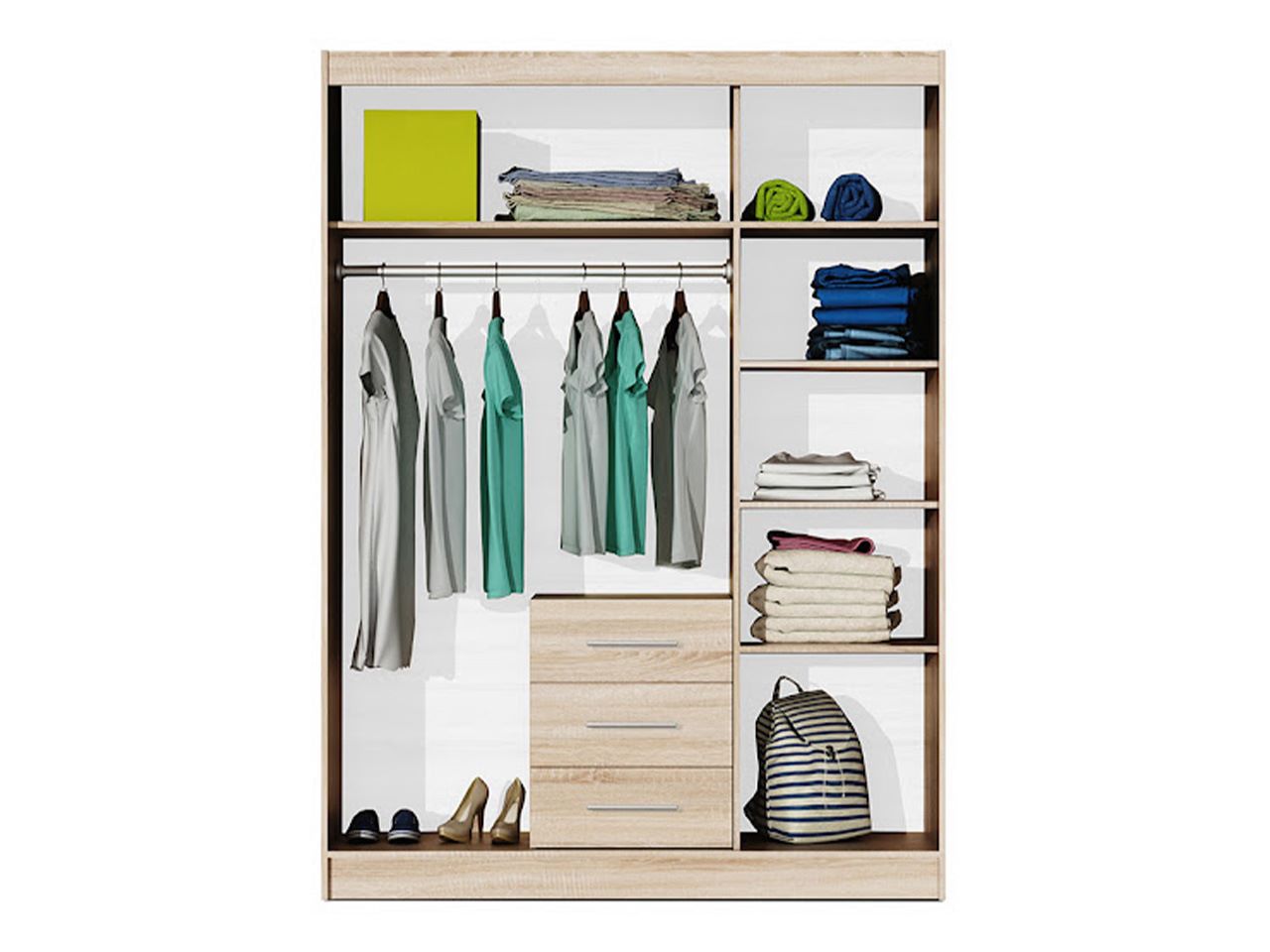 wnętrze szafy Borneo