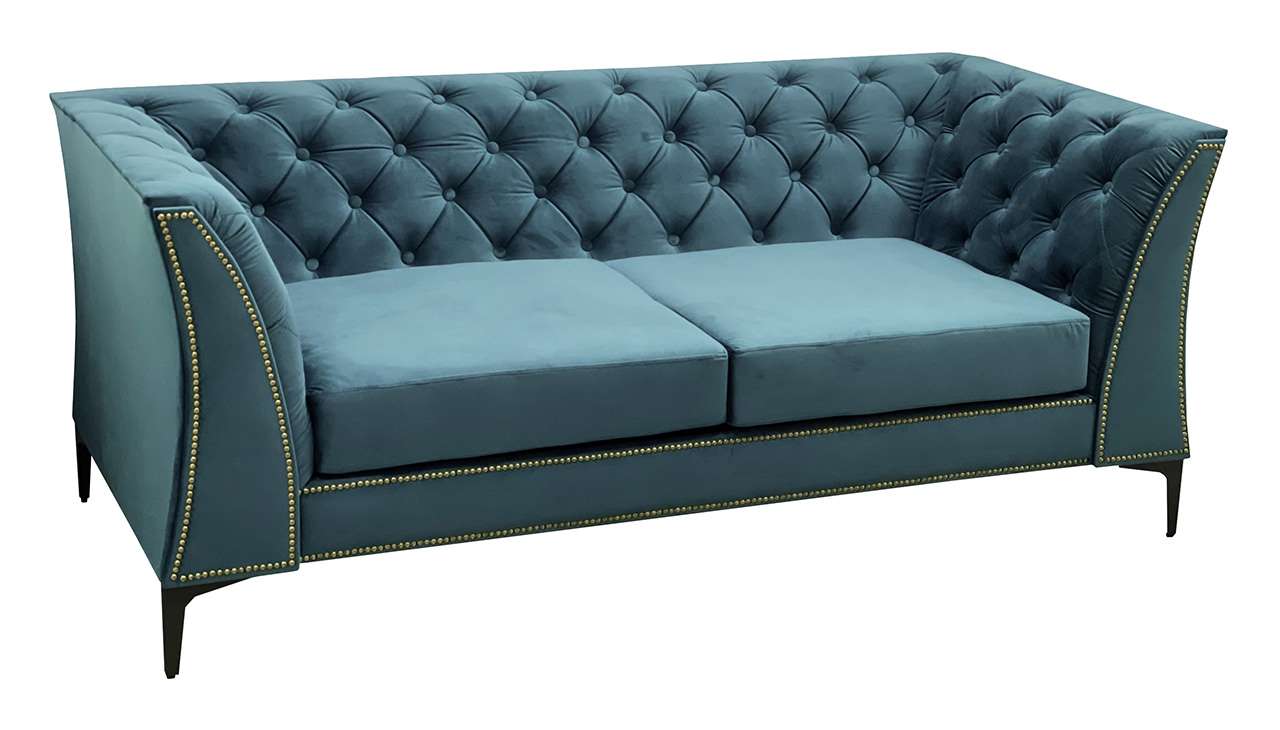 sofa encanto turkusowy