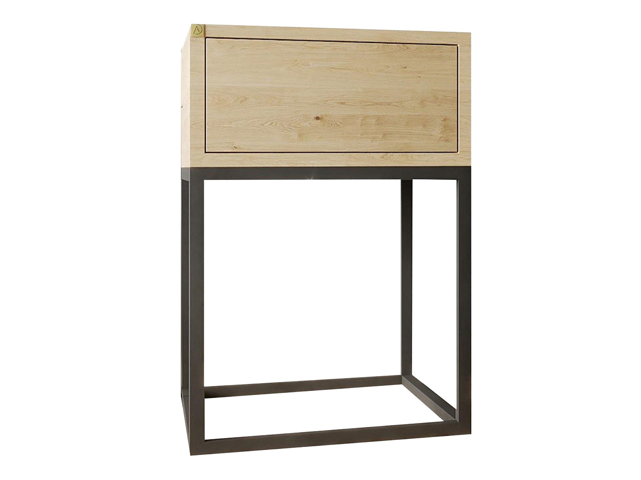 stolik nocny mango, loft, drewno dębowe