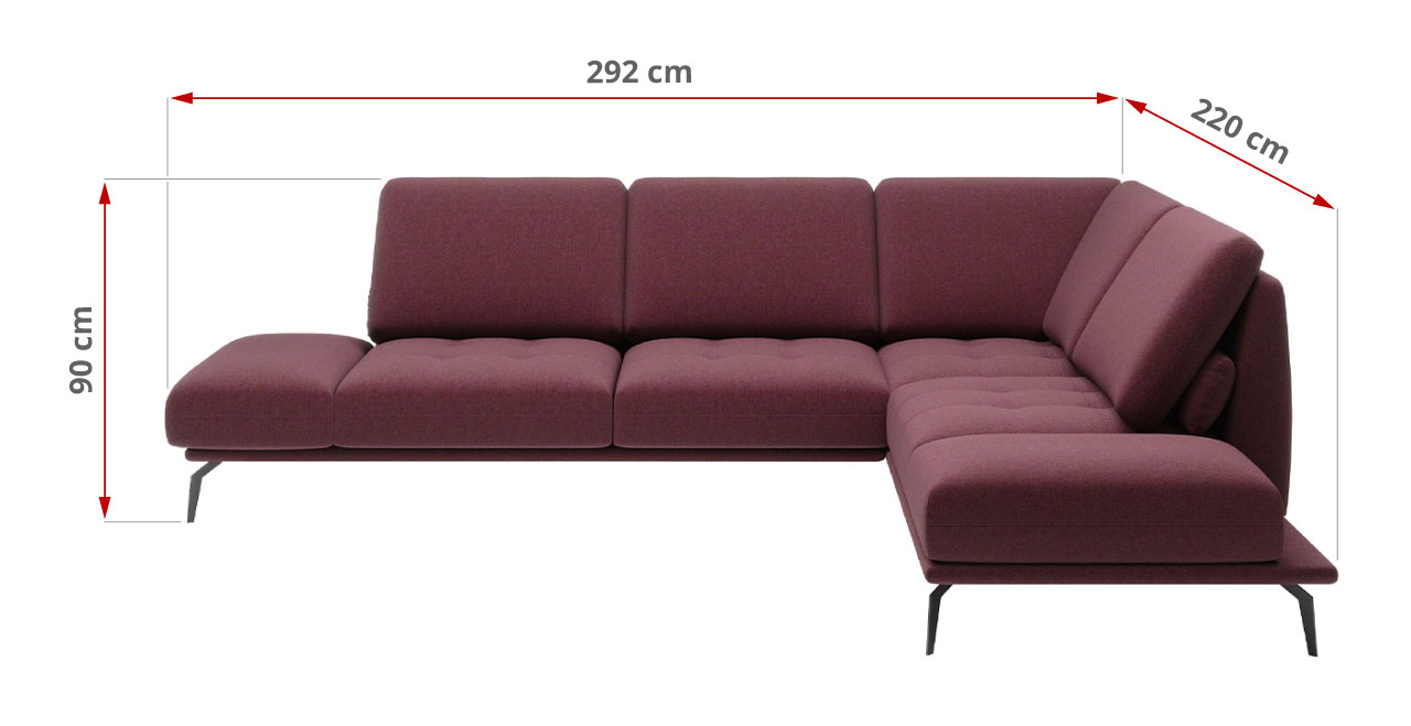 narożnik wymiary do pokoju