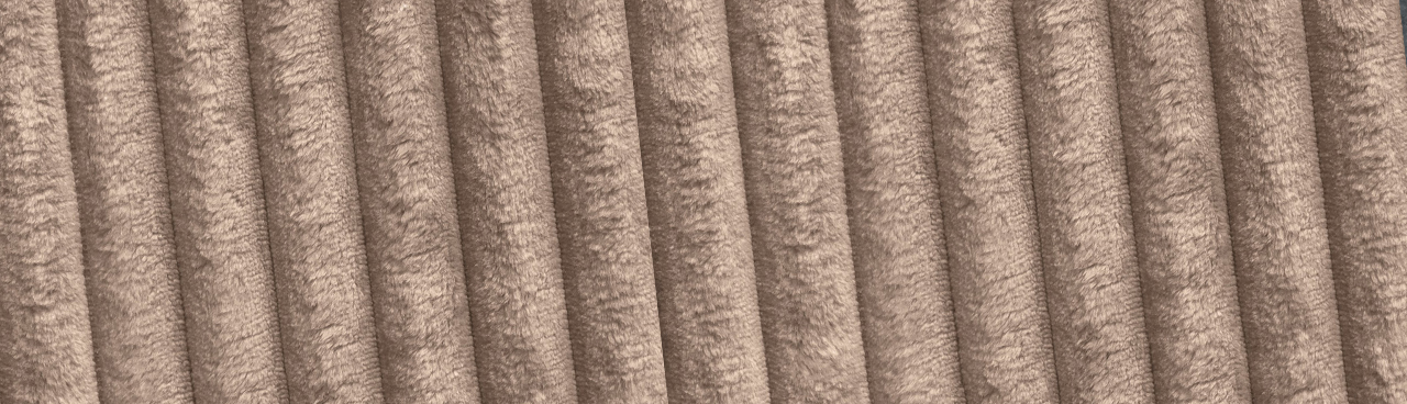 Narożnik COMODO U - uniwersalny - brązowy, sztruks - 43_1