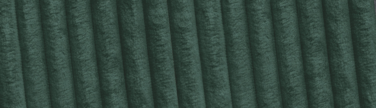 Narożnik PETER U - uniwersalny - ciemnozielony, sztruks - 43_1