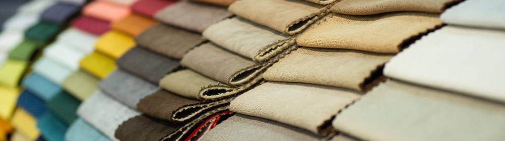 wzornik tkanin, próbki materiałów