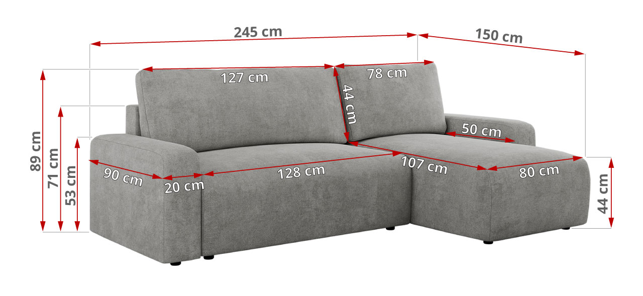 Narożnik ARGOS L - Matana 01 - jasny szary - OUTLETU - 42_1