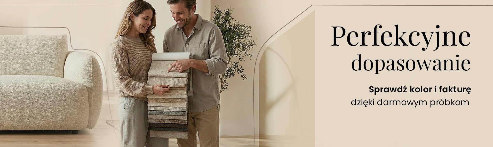 Próbki tkanin Slide background