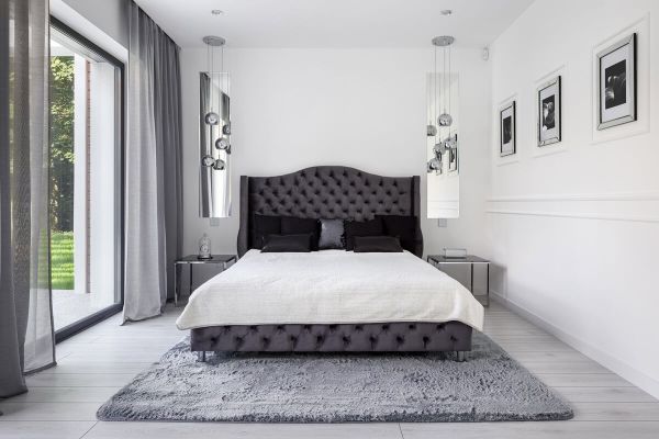 Styl glamour w sypialni - jakie łóżko kontynentalne wybrać do eleganckich wnętrz?